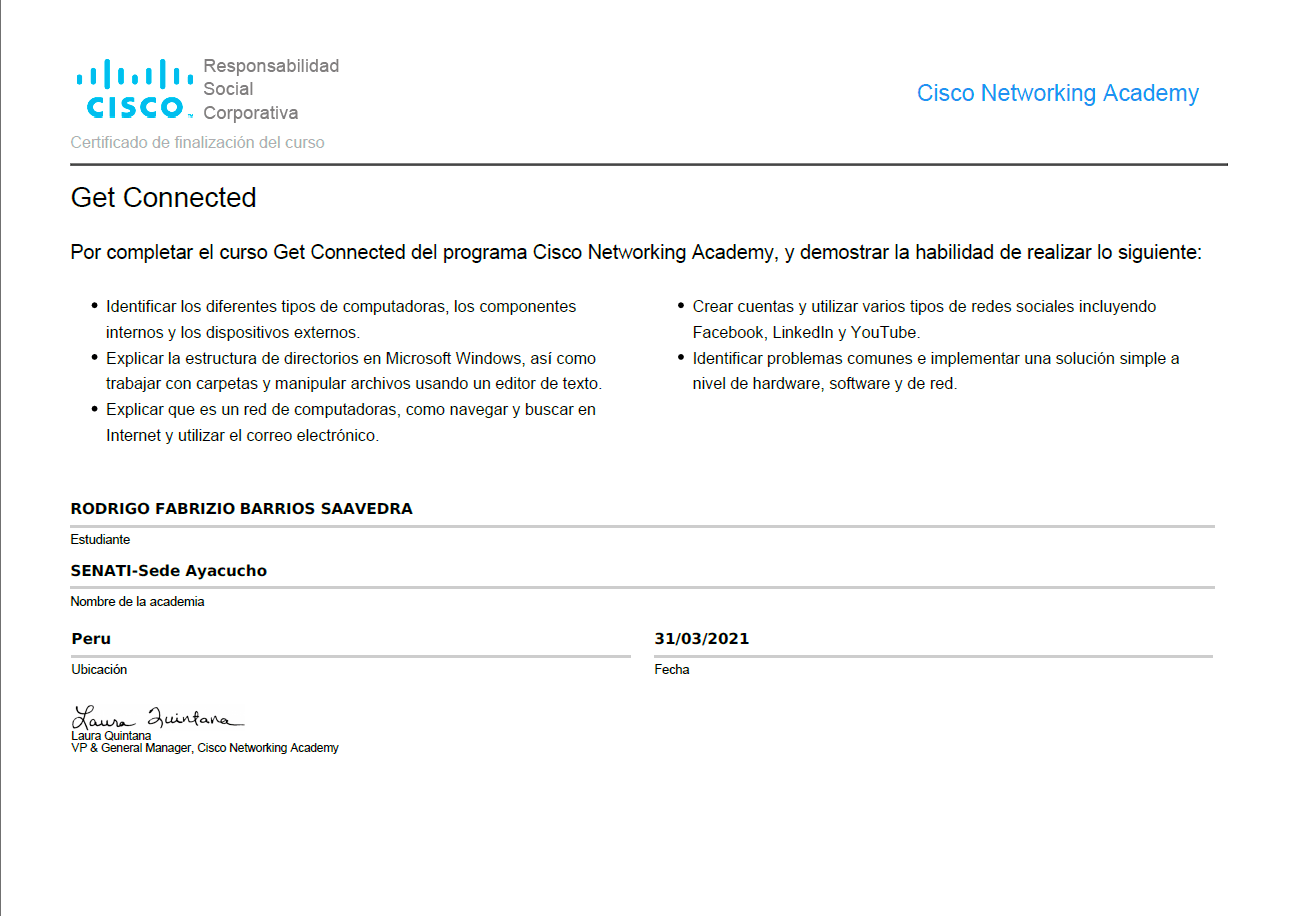 CISCO NETWORKING ACADEMY